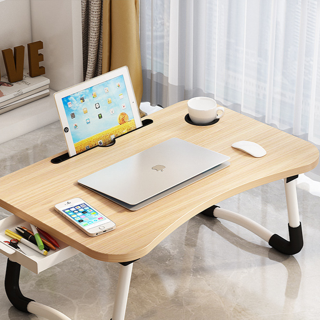 Folding Computer Desk Laptop Table for Bed Dormitory Study
