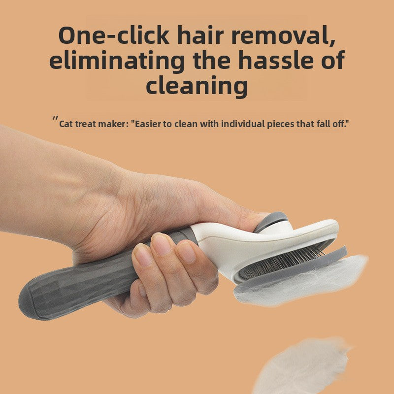Pet Hair Removal Brush with Self Cleaning Feature