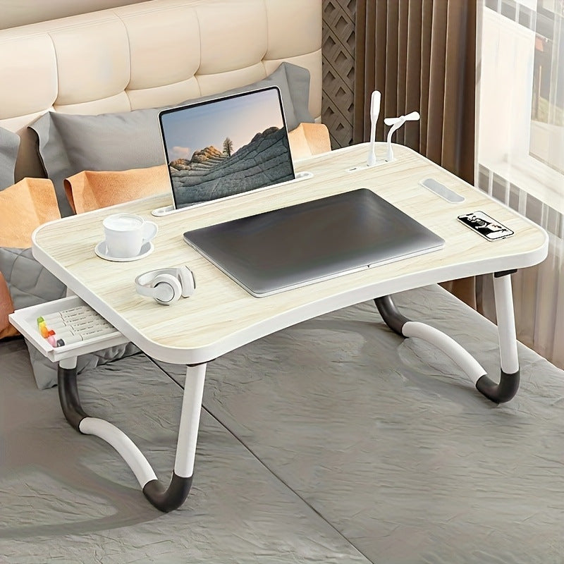 Folding Computer Desk Laptop Table for Bed Dormitory Study