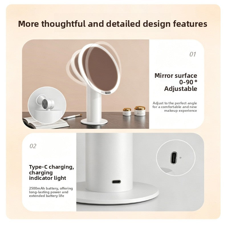LED Makeup Mirror with Adjustable Lighting