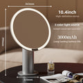 Espejo de Maquillaje LED con Iluminación Ajustable